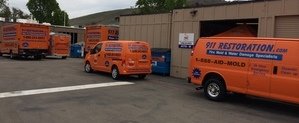 Water and Mold Damage Restoration Fleet At Headquarters